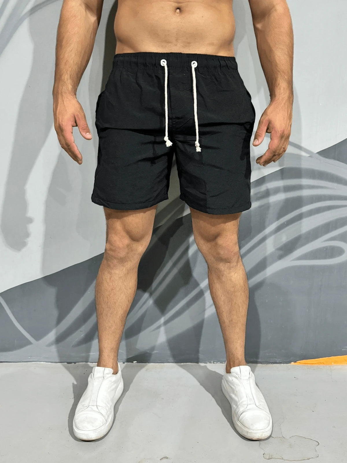 Bermuda Short Linho Moda Masculino Premium Confortável Luxo Casual Com Bolso Estilo Mauricinho Menzinho